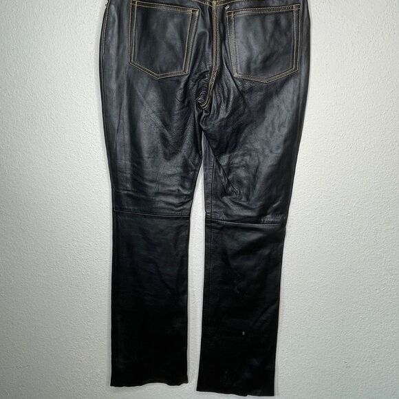 BCBGMAXAZRIA Leather Pants‎ Black - Picture 9 of 11